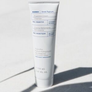 Korres Greek Yoghurt Foaming Cream Cleanser - White and Blue